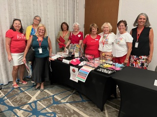 Volunteers and supporters attending a Phi Beta Psi fundraiser.